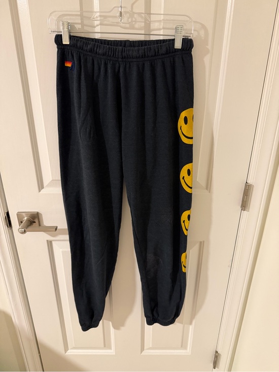 Aviator Nation Pants - Aviator Nation Women’s Smiley Sweatpants Size medium *flaw in last picture